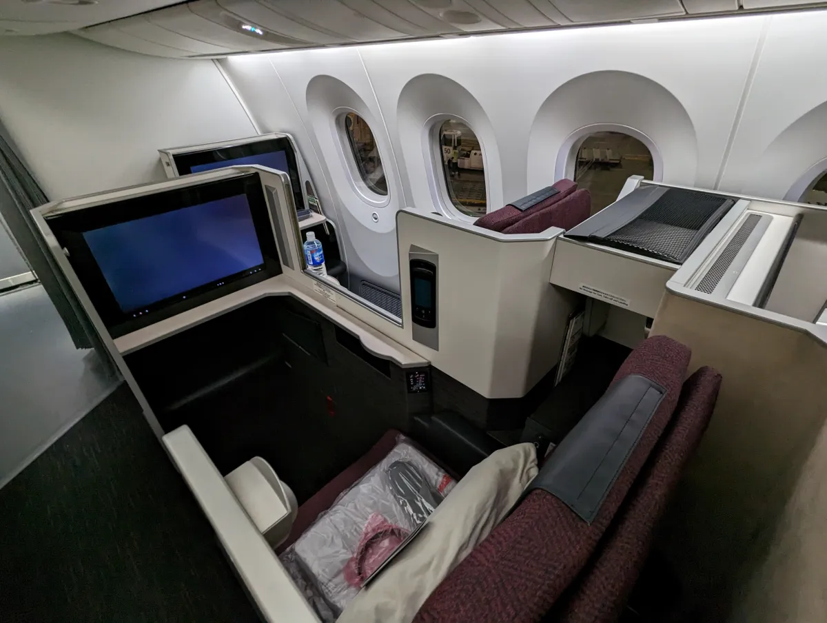 Japan Airlines Business Class Seat