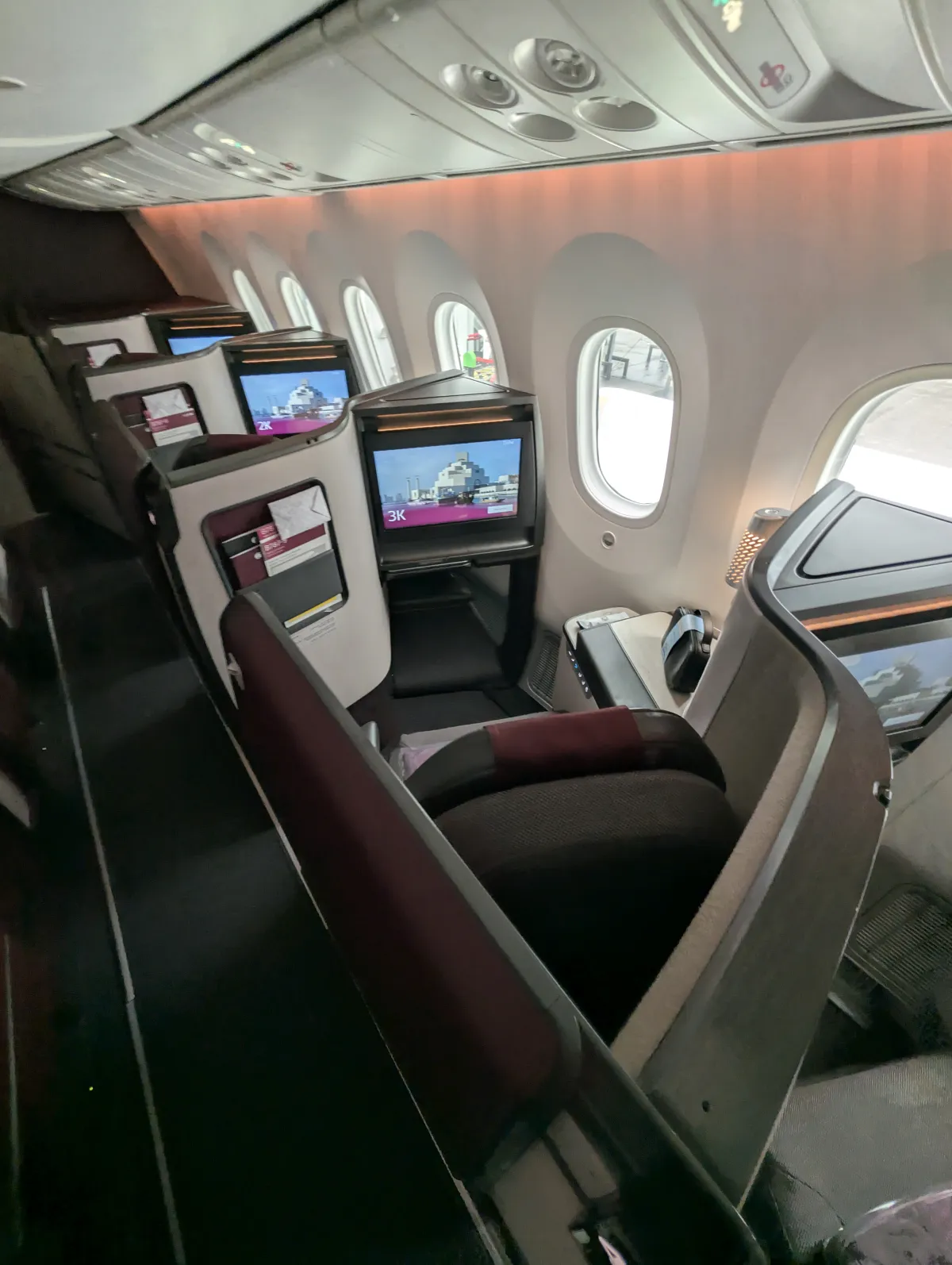 Qatar Airways Qsuites Review A350 006