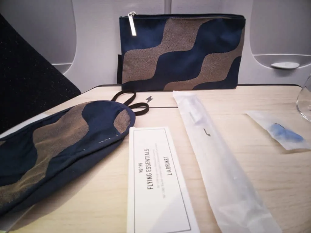 Finnair Business Class Amenity Kit 2022